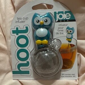 Joie Blue and White Owl Tea Infuser